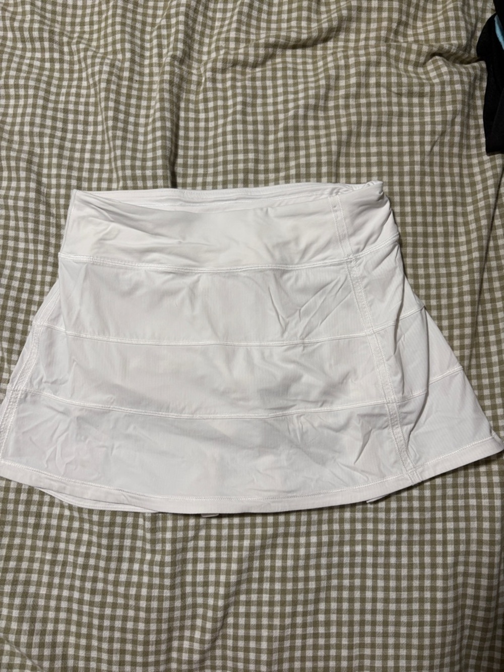 lululemon athletica White Performance Skort with Panel Stitching
